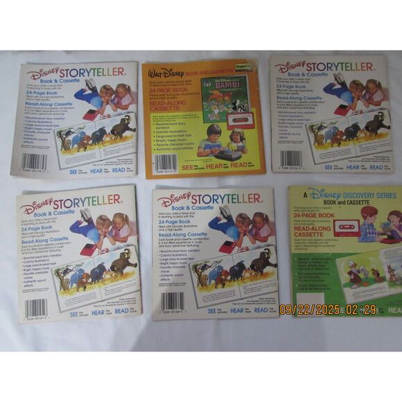 Children's book lot of 6 vintage see hear read Walt Disney Alice 101 dalmatians - Picture 2 of 3